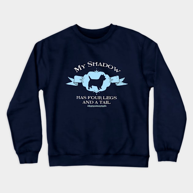 My Terrier Shadow Crewneck Sweatshirt by You Had Me At Woof